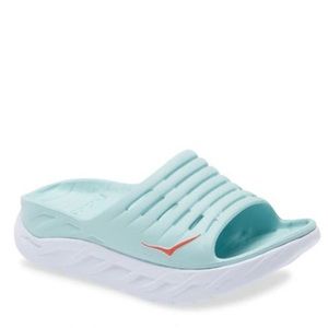 Hoka Ora Recovery Slide Eggshell Blue Sandals